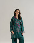 2 Piece Embroidered Lawn Co-Ord Set
