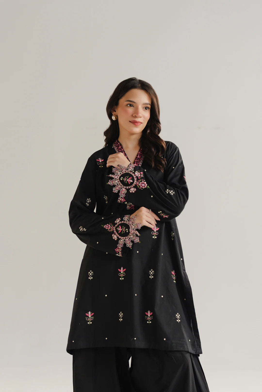 2 Piece Embroidered Lawn Co-Ord Set