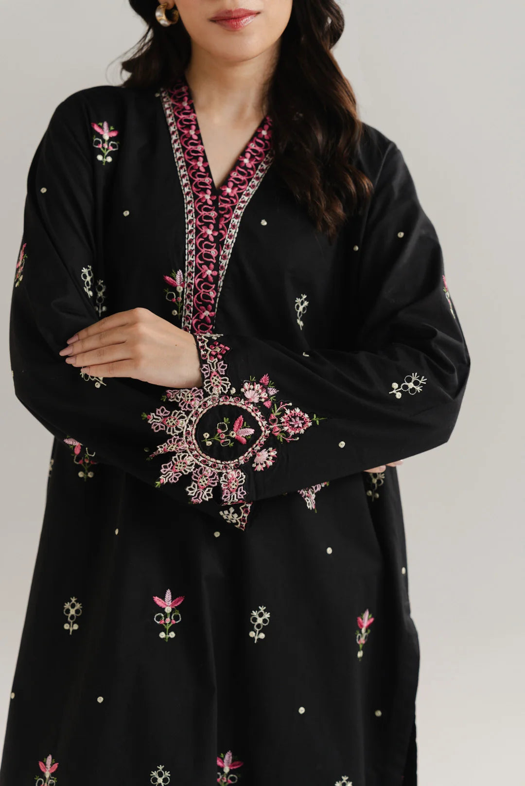 2 Piece Embroidered Lawn Co-Ord Set