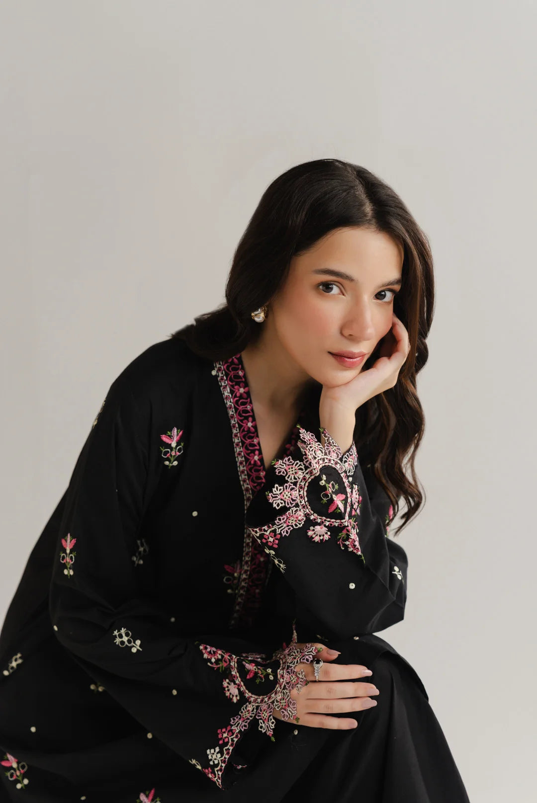 2 Piece Embroidered Lawn Co-Ord Set
