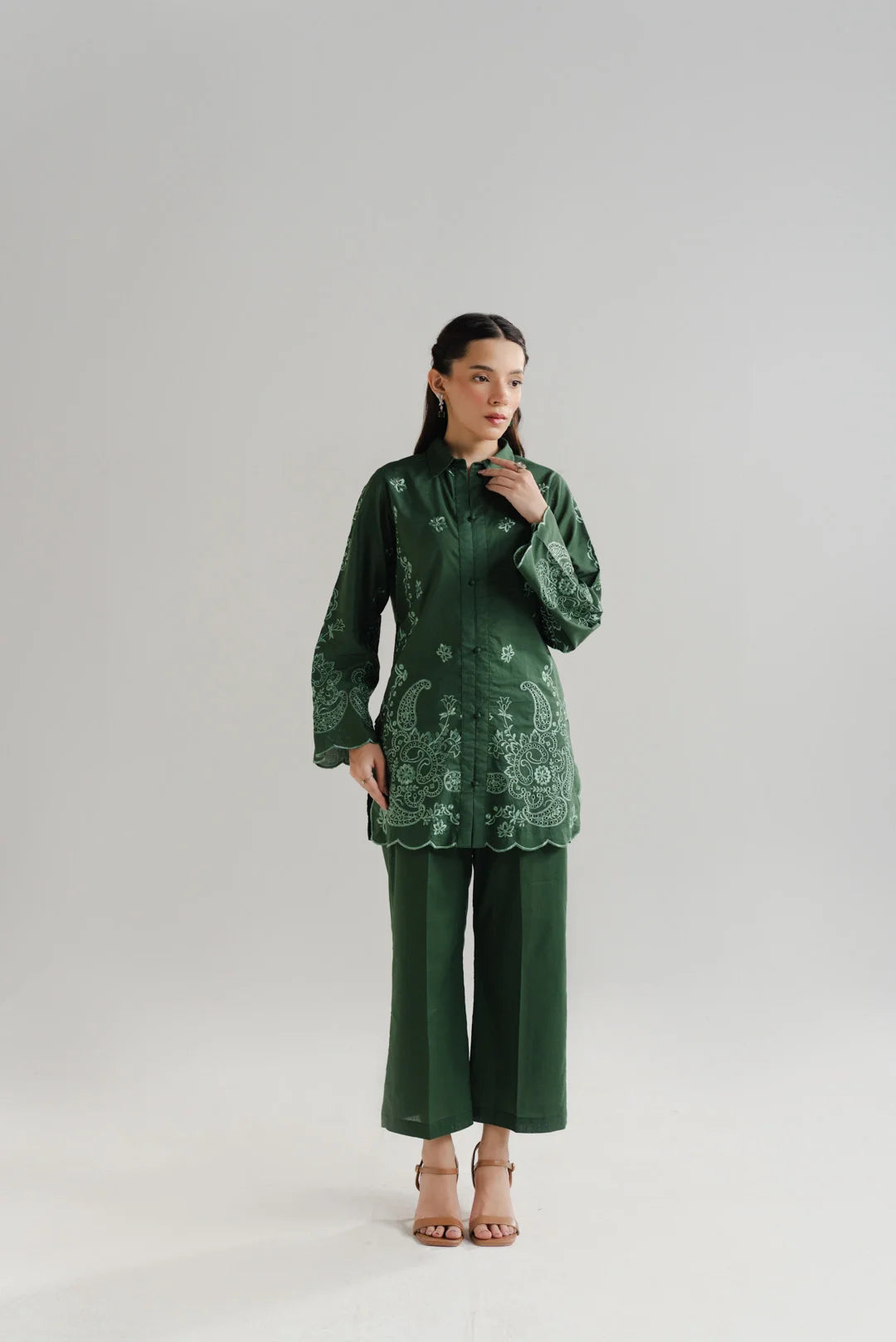 2 Piece Embroidered Lawn Suit Pret SS - 26