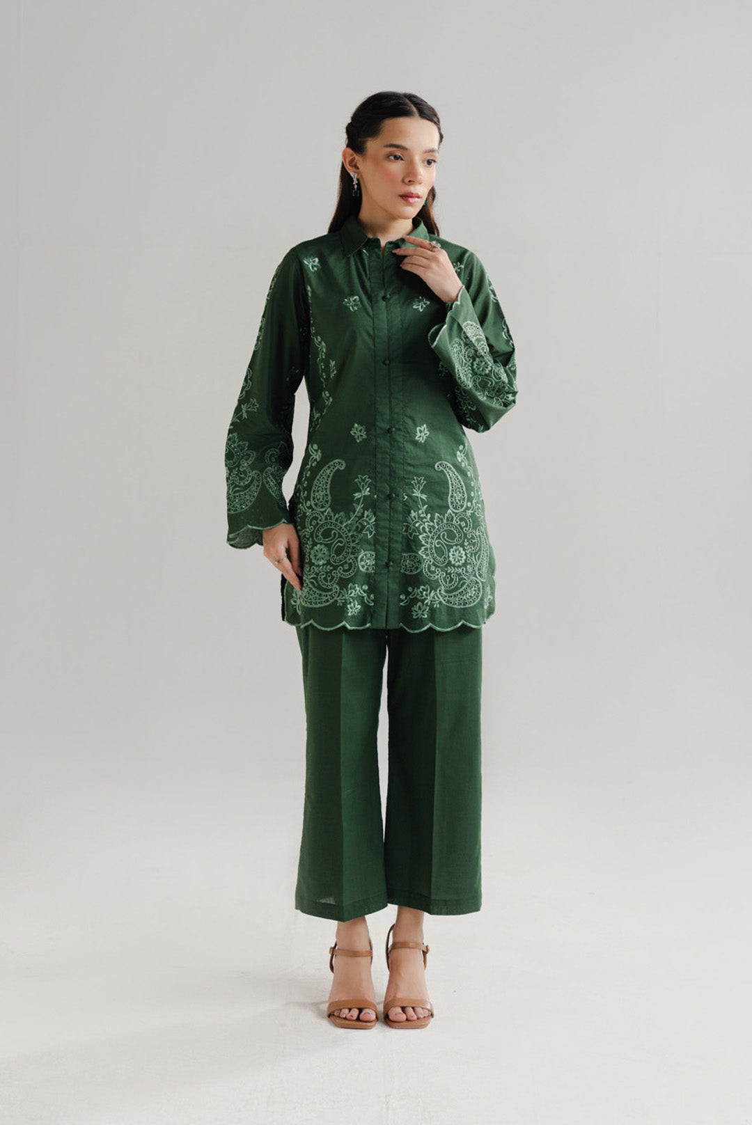 2 Piece Embroidered Lawn Suit Pret SS - 26