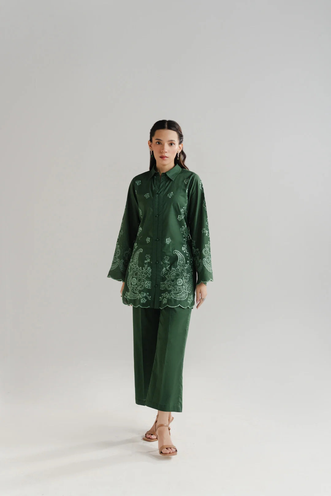 2 Piece Embroidered Lawn Suit Pret SS - 26