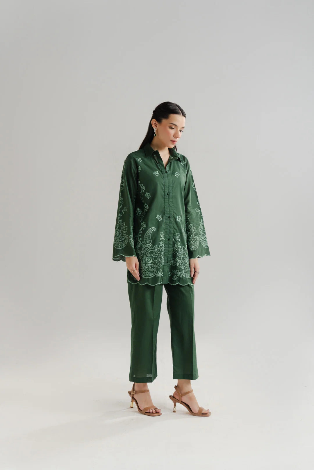 2 Piece Embroidered Lawn Suit Pret SS - 26