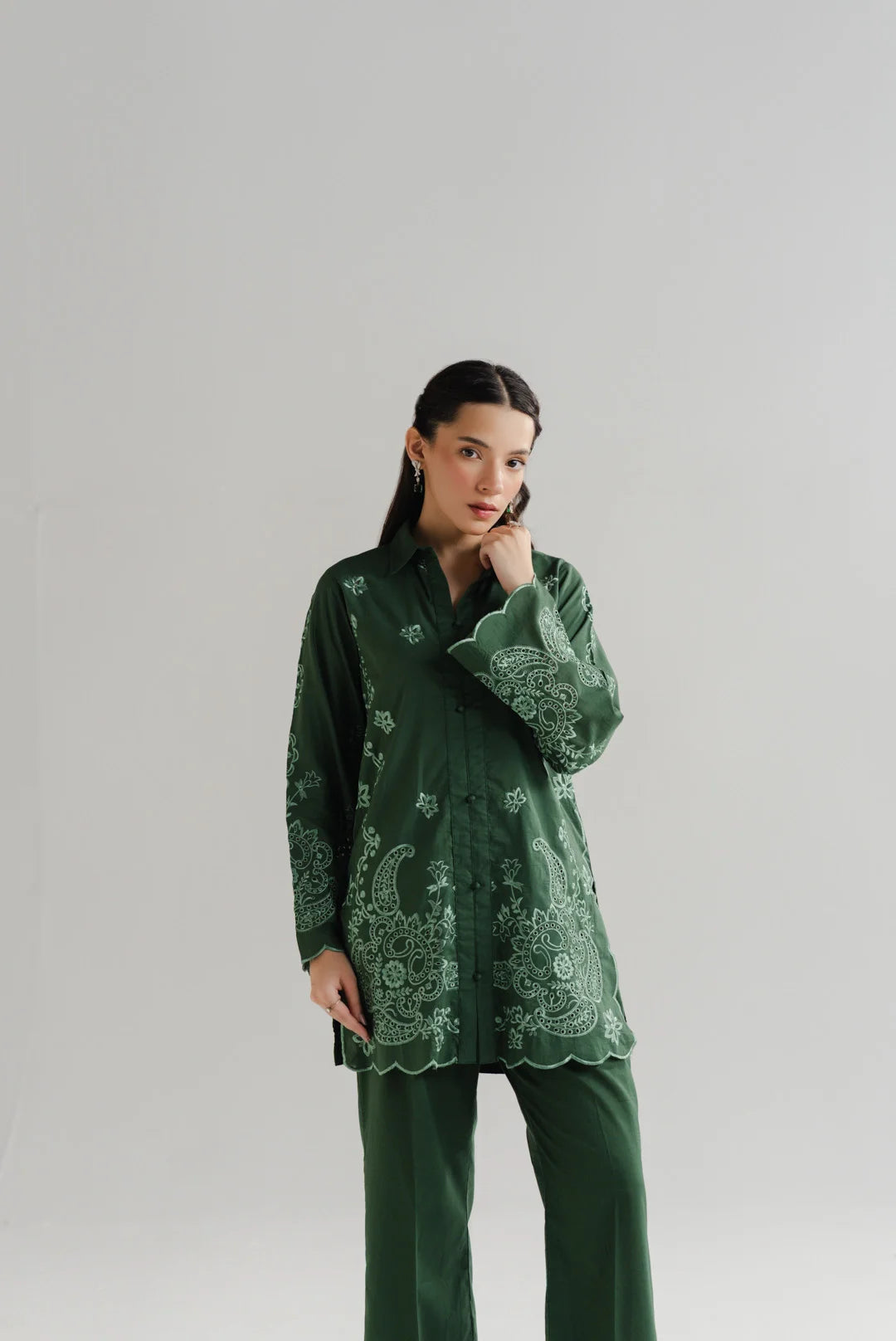 2 Piece Embroidered Lawn Suit Pret SS - 26