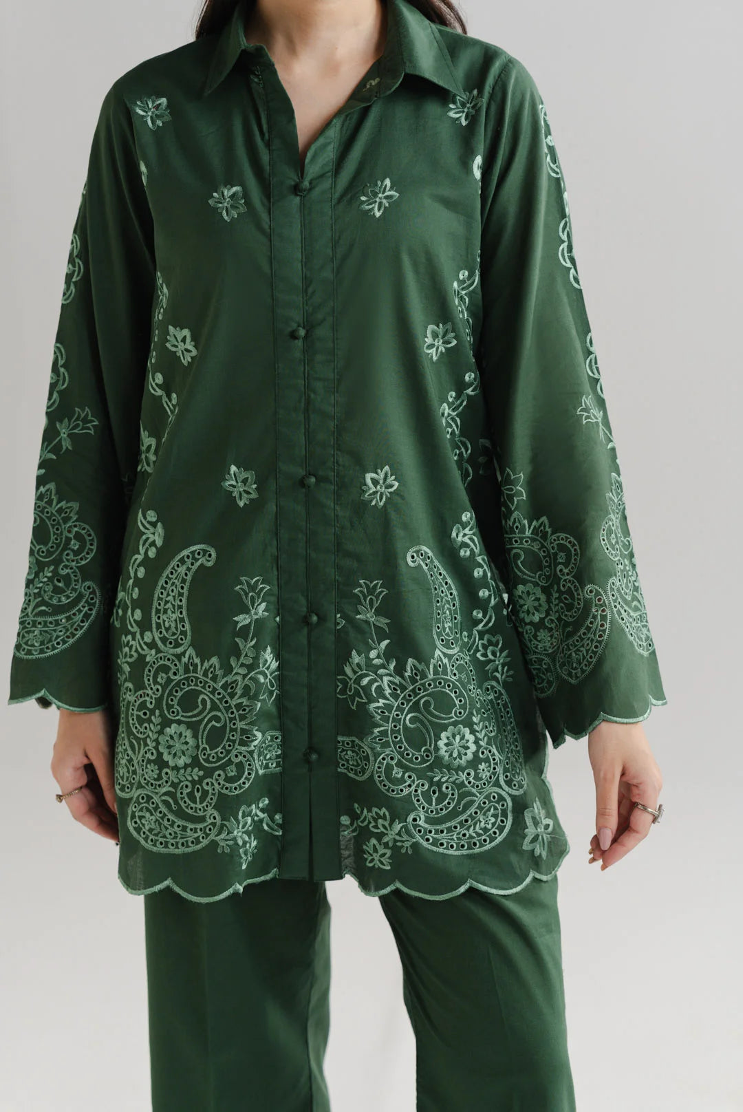 2 Piece Embroidered Lawn Suit Pret SS - 26