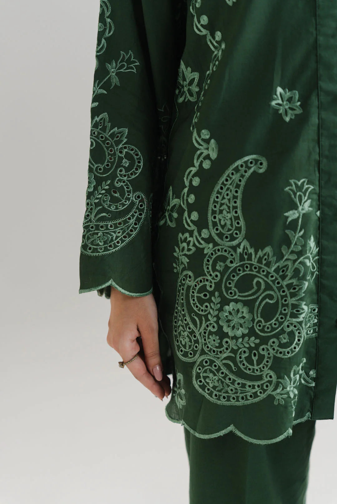 2 Piece Embroidered Lawn Suit Pret SS - 26