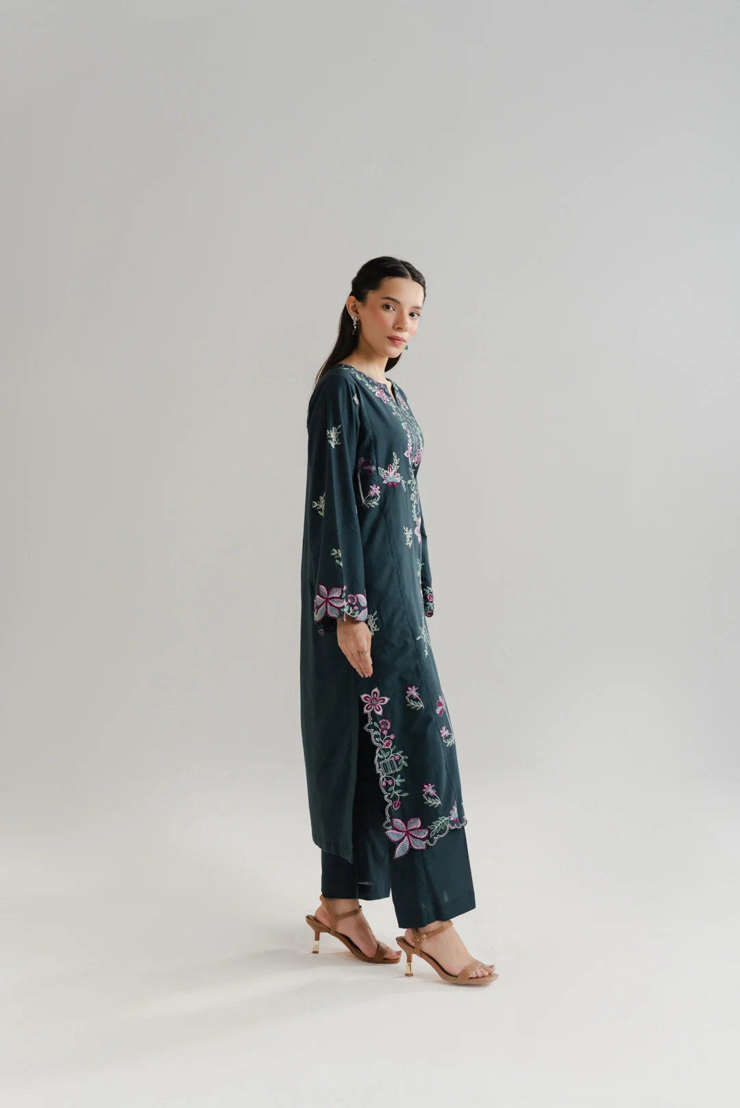 2 Piece Embroidered Lawn Suit Pret SS - 26