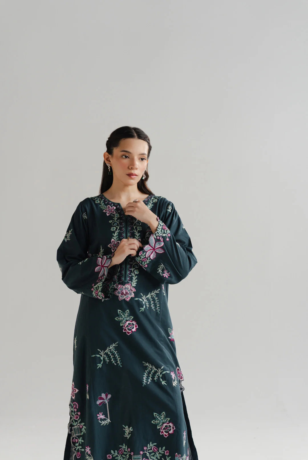 2 Piece Embroidered Lawn Suit Pret SS - 26