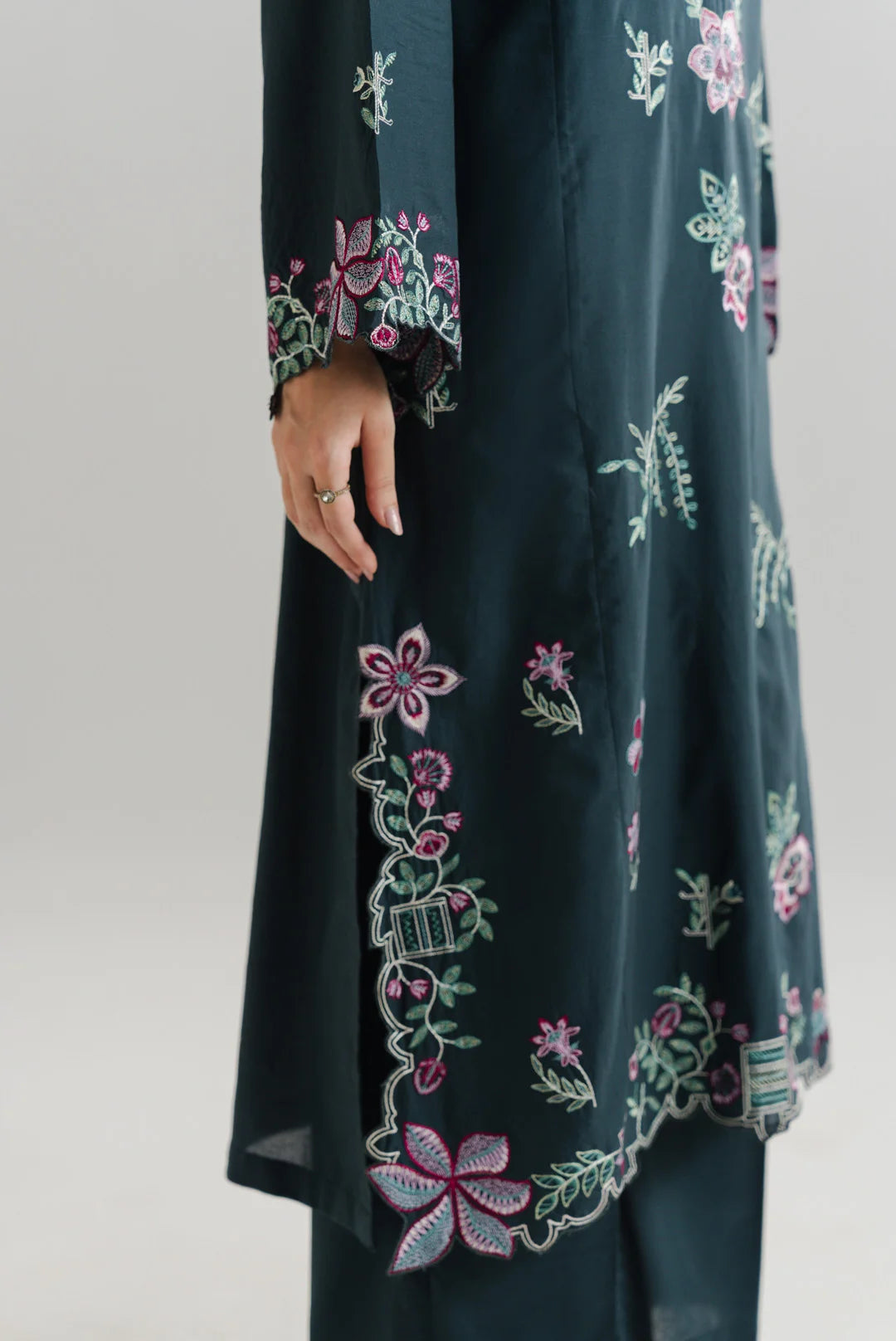 2 Piece Embroidered Lawn Suit Pret SS - 26