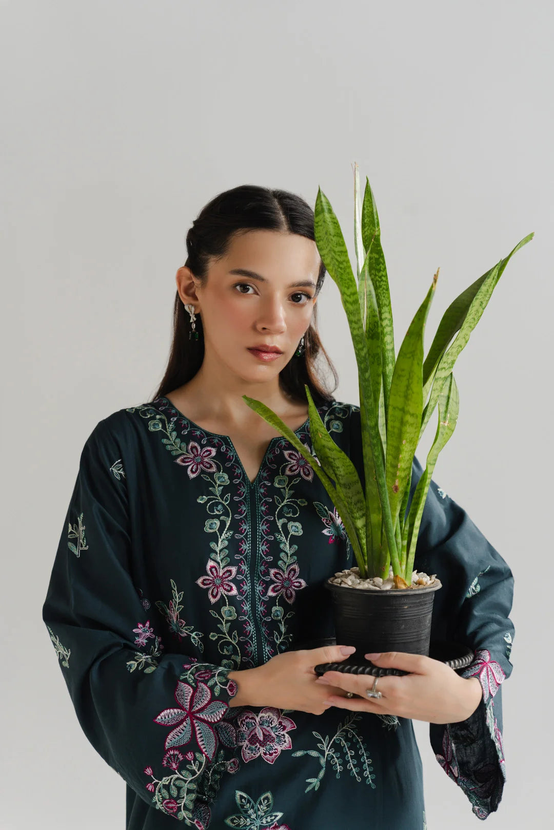 2 Piece Embroidered Lawn Suit Pret SS - 26