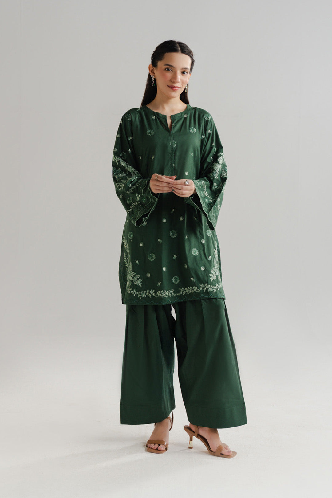 2 Piece Embroidered Lawn Suit Pret SS - 26