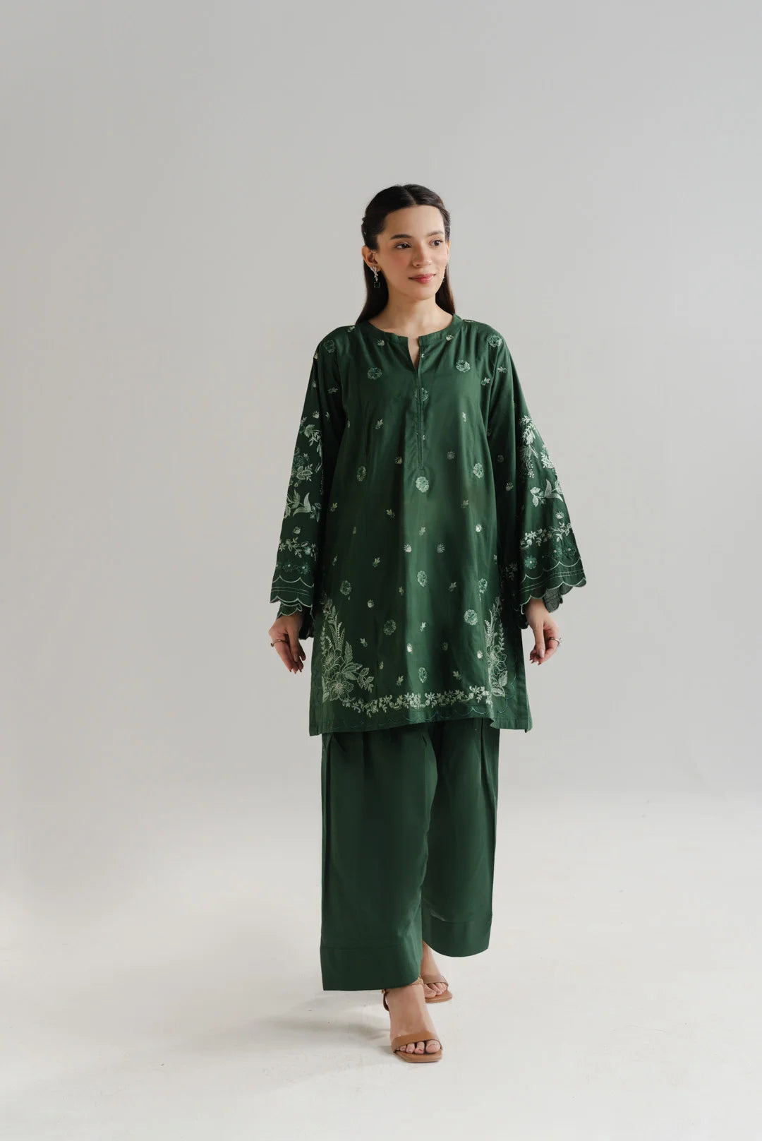 2 Piece Embroidered Lawn Suit Pret SS - 26