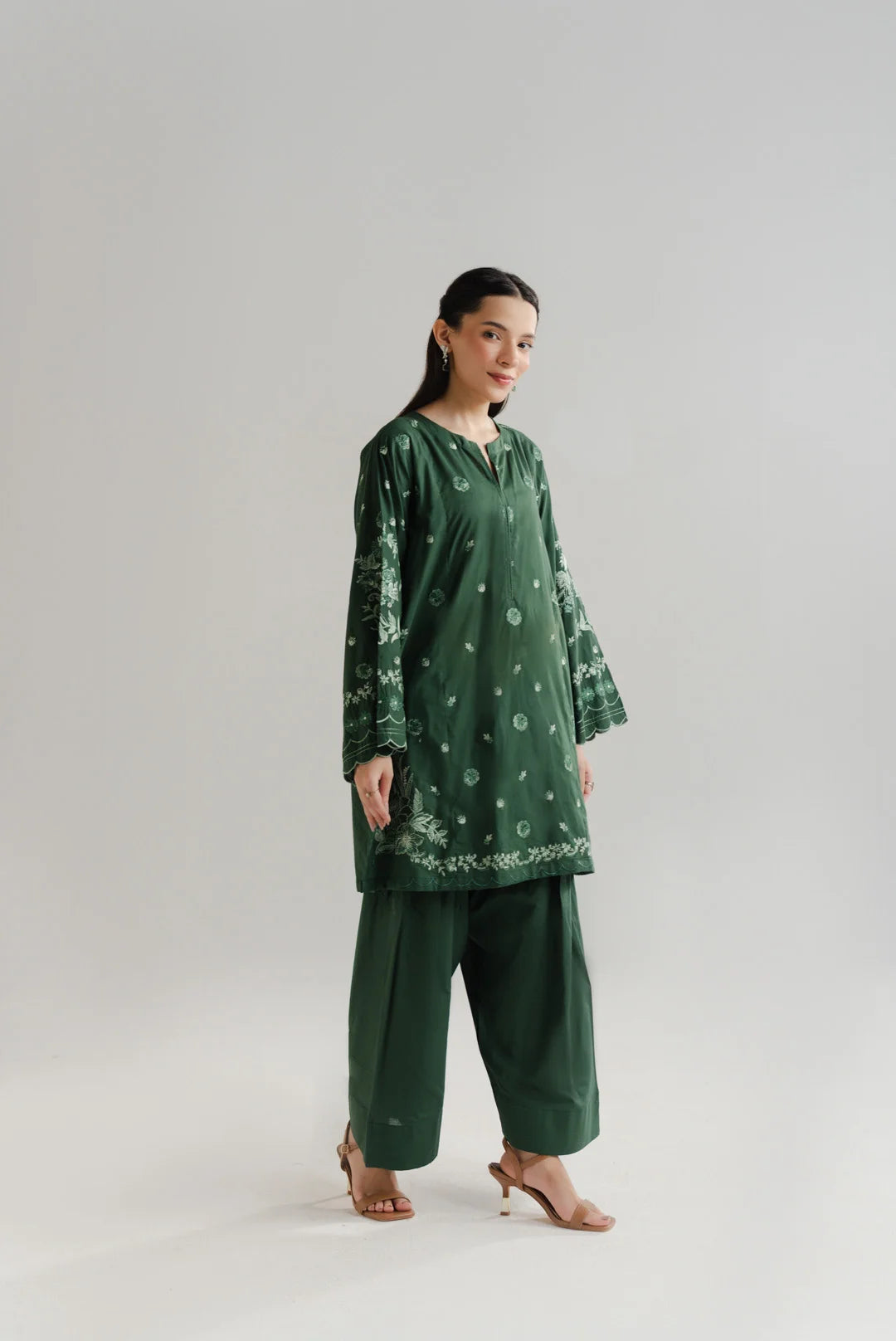 2 Piece Embroidered Lawn Suit Pret SS - 26