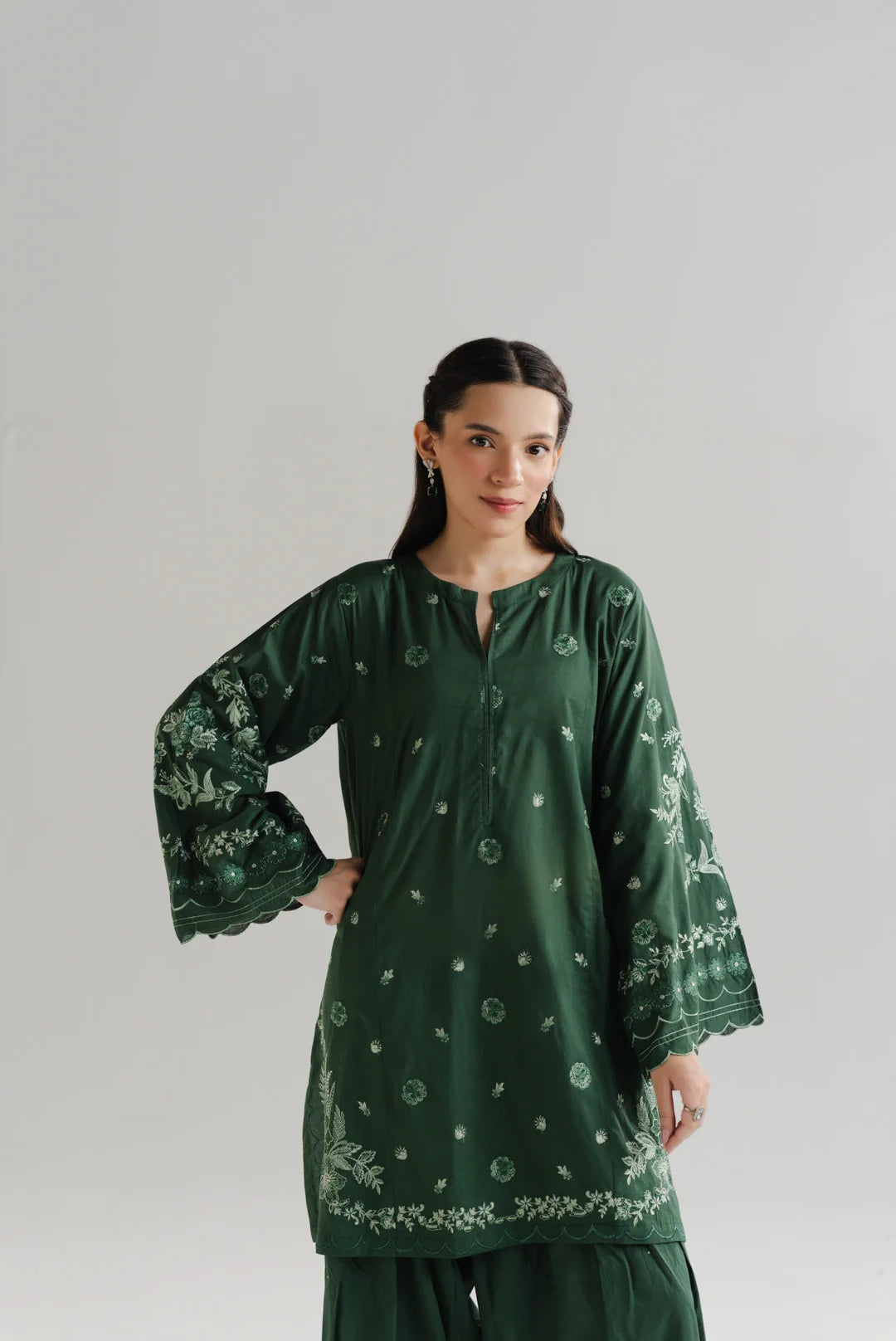 2 Piece Embroidered Lawn Suit Pret SS - 26