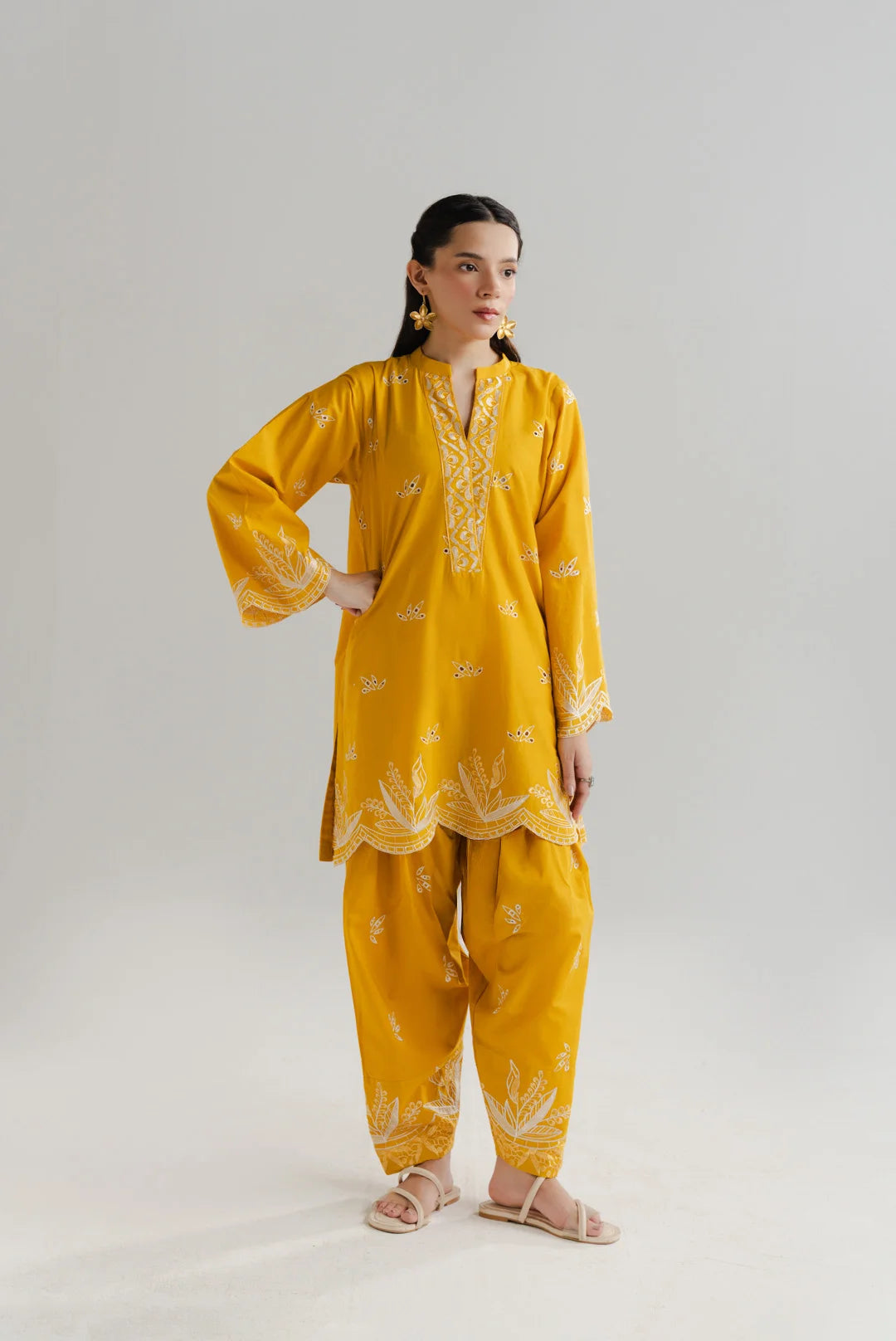 2 Piece Embroidered Lawn Suit Pret SS - 26