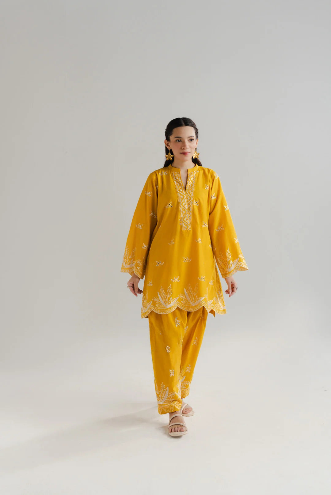 2 Piece Embroidered Lawn Suit Pret SS - 26