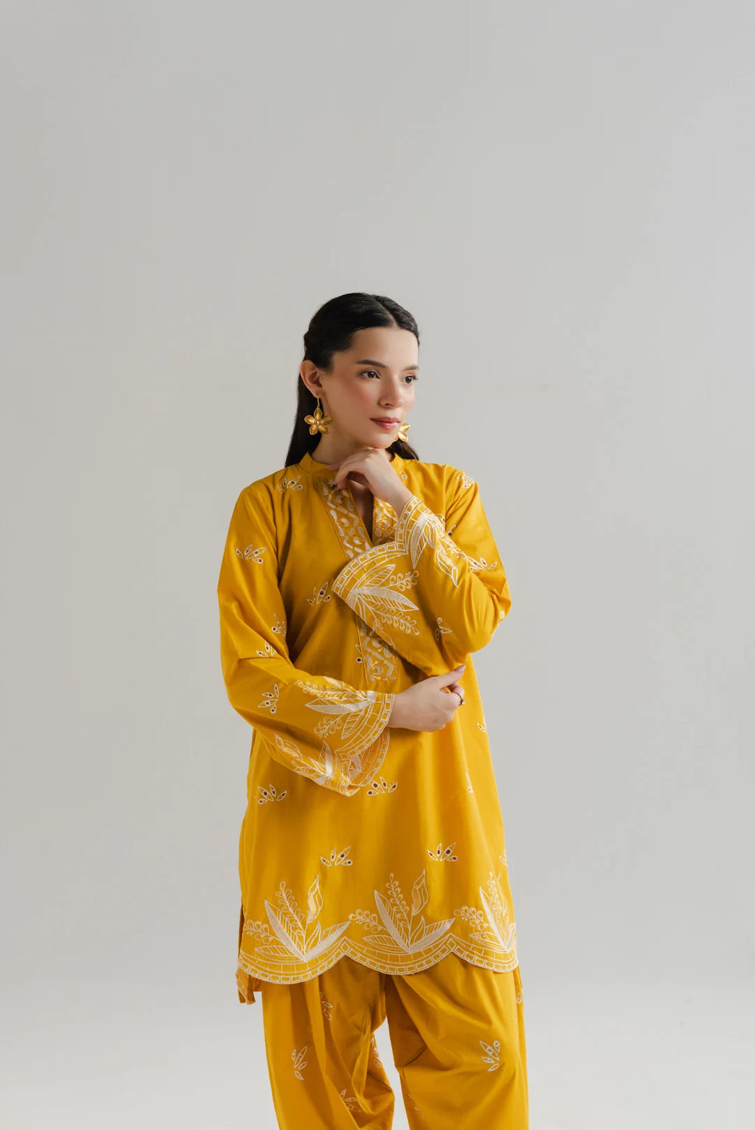 2 Piece Embroidered Lawn Suit Pret SS - 26
