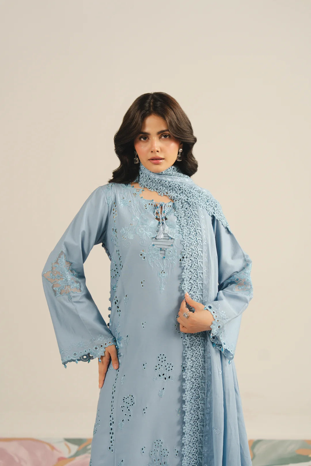 3 Piece Embroidered Lawn Suit