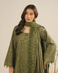 3 Piece Embroidered Lawn Suit Unstitched - 26