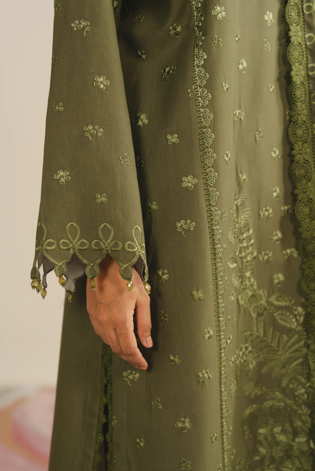 3 Piece Embroidered Lawn Suit Unstitched - 26