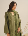3 Piece Embroidered Lawn Suit Unstitched - 26
