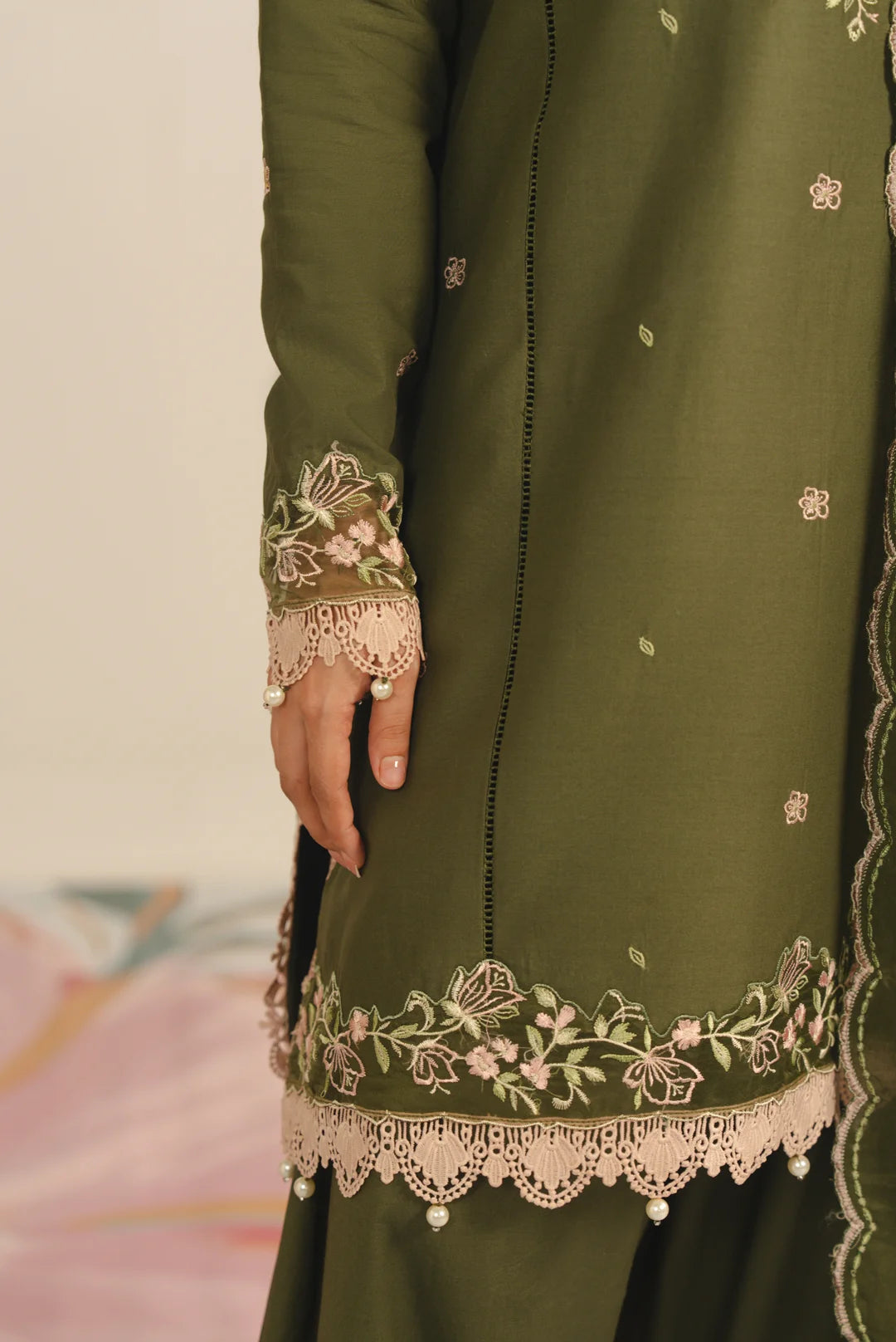 3 Piece Embroidered Lawn Suit Unstitched - 26
