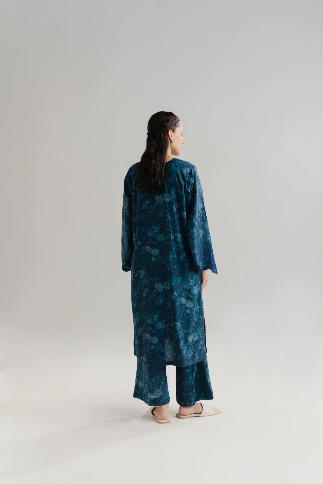 2 Piece Printed Embroidered Lawn Suit Pret SS - 26