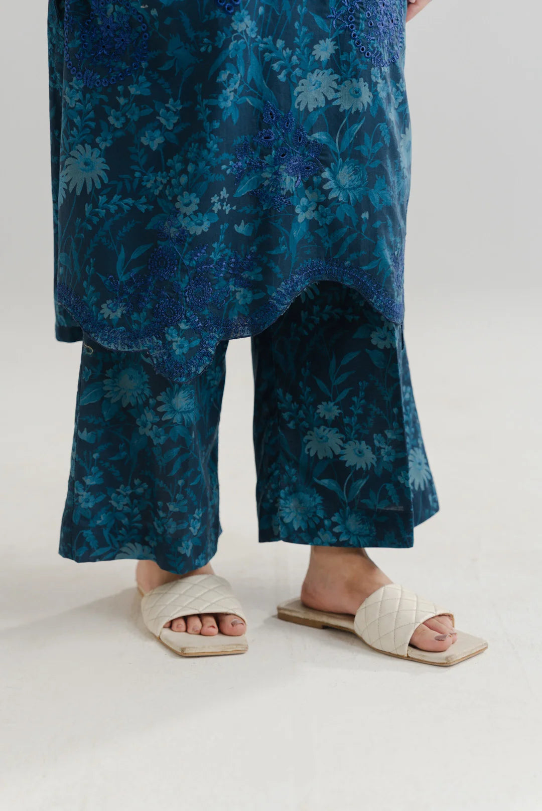 2 Piece Printed Embroidered Lawn Suit Pret SS - 26