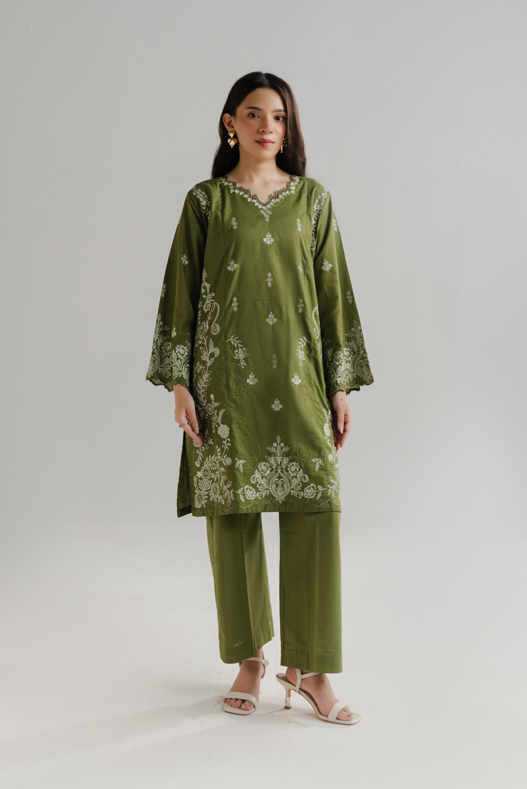 2 Piece Embroidered Lawn Suit Pret SS - 26