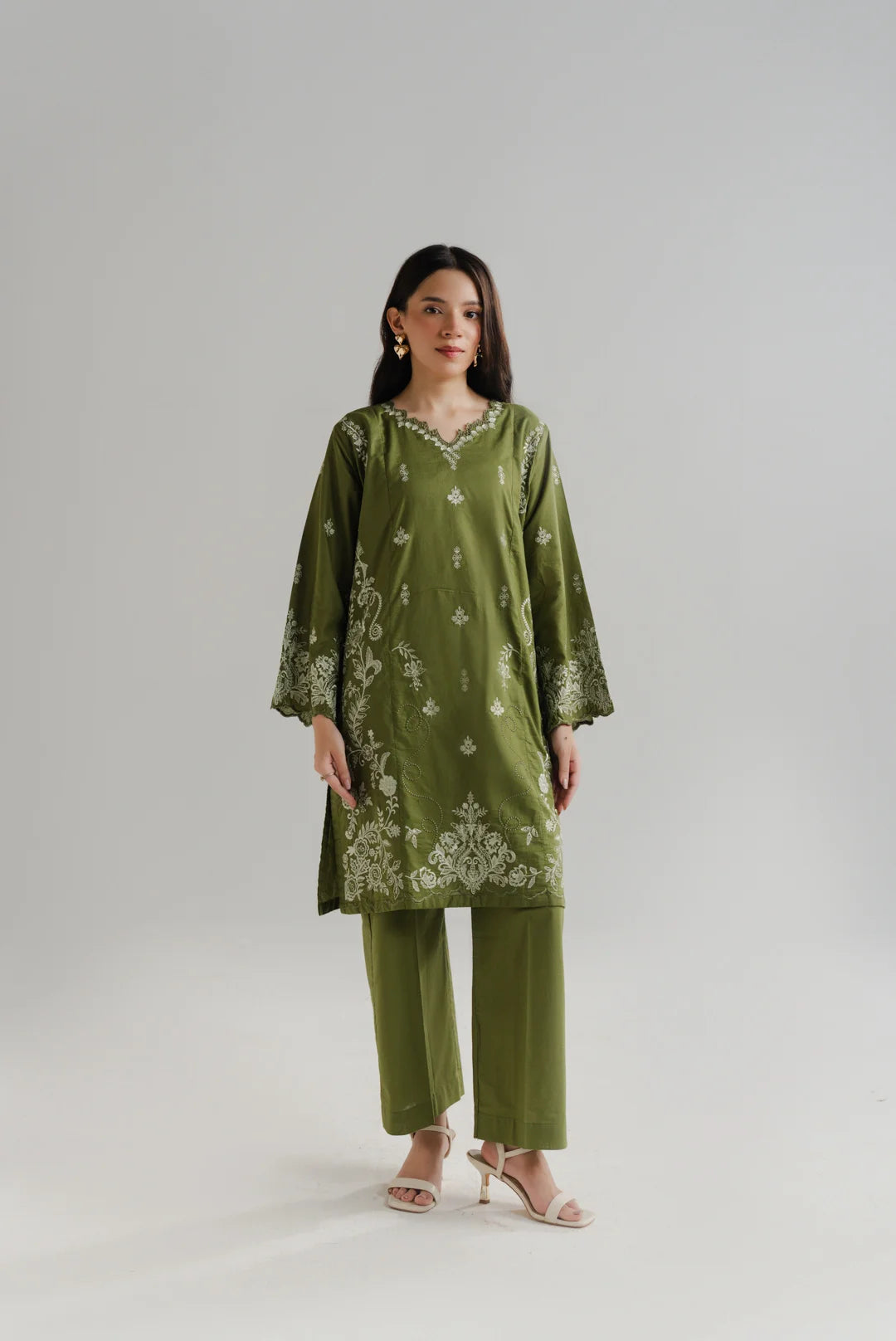 2 Piece Embroidered Lawn Suit Pret SS - 26