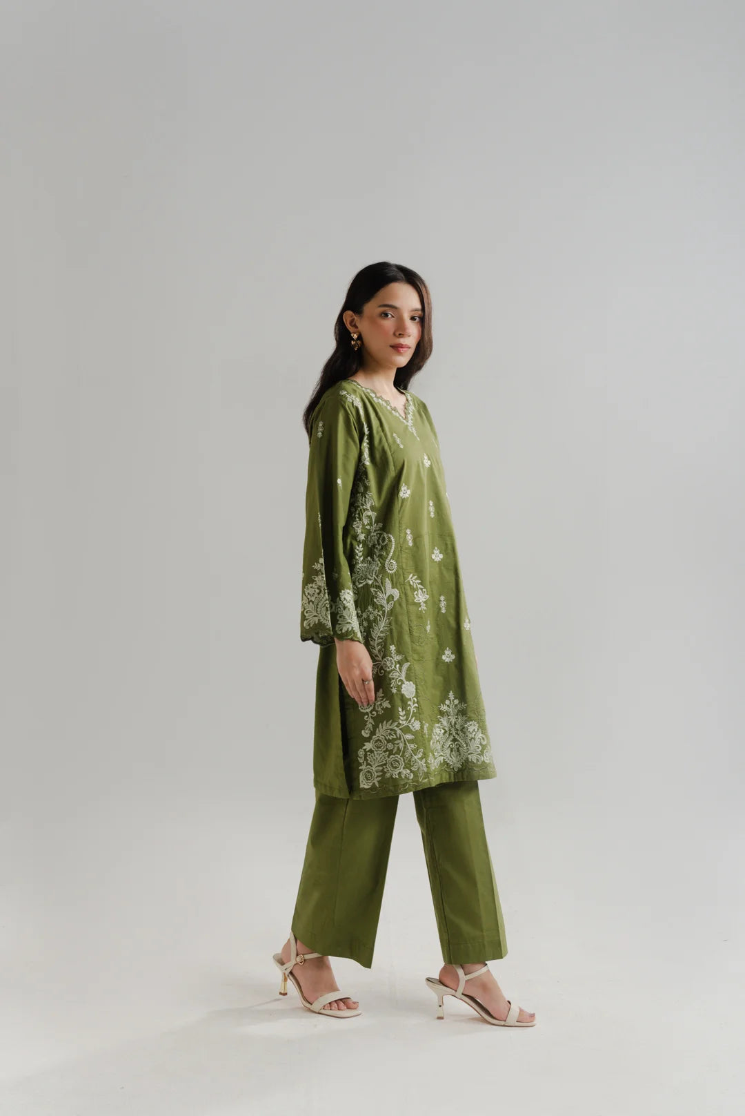 2 Piece Embroidered Lawn Suit Pret SS - 26