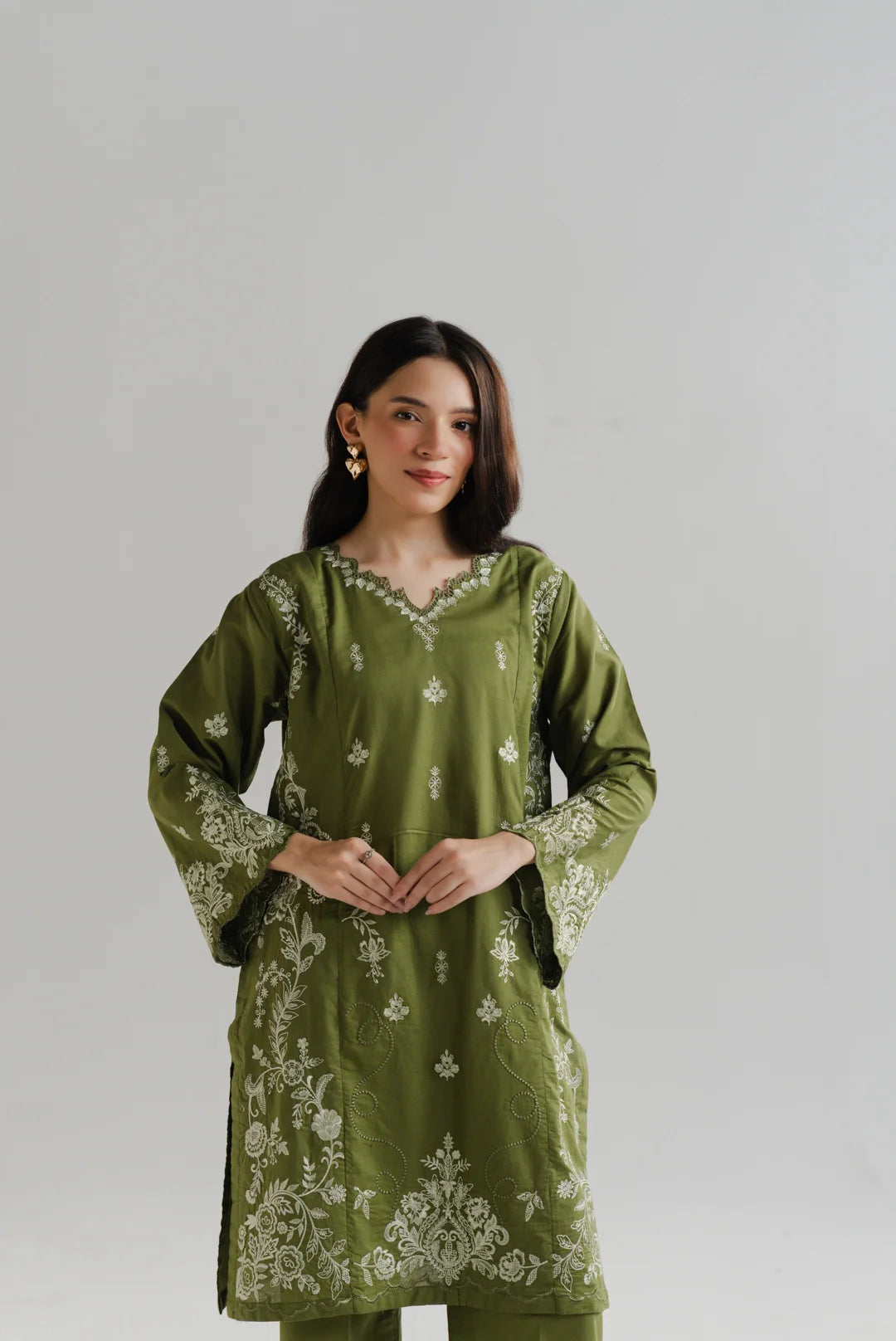2 Piece Embroidered Lawn Suit Pret SS - 26
