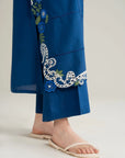 2 Piece Embroidered Cambric Suit
