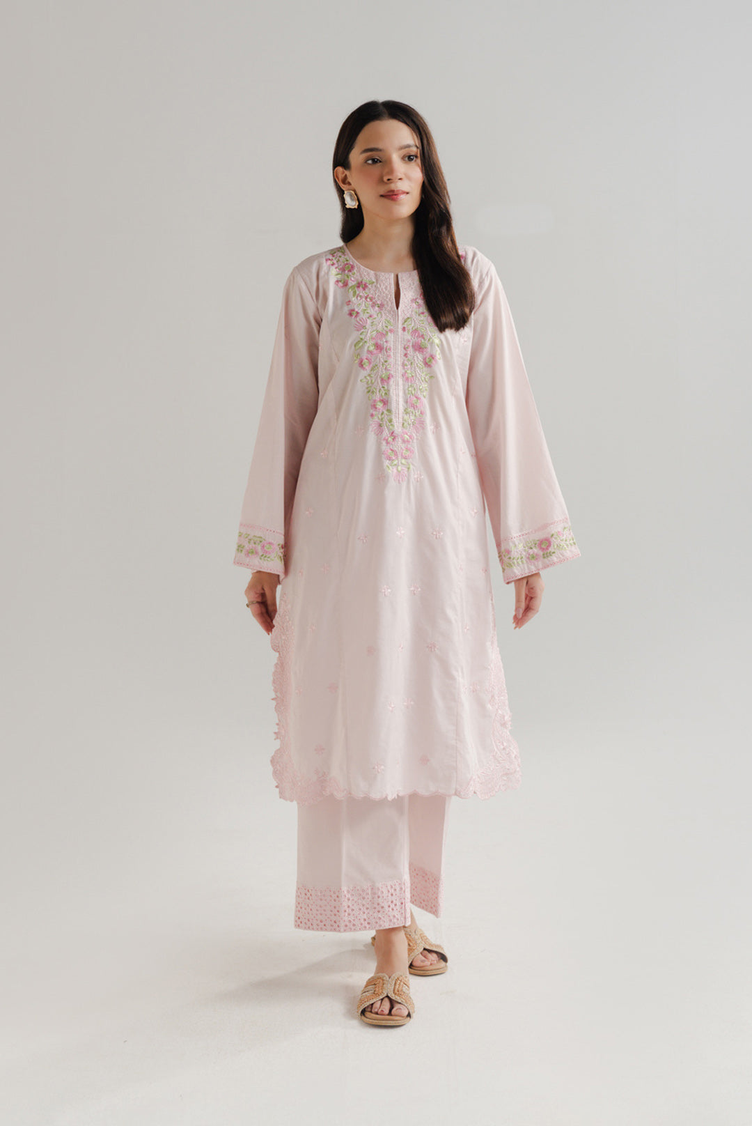 2 Piece Embroidered  Lawn Suit Pret SS - 26