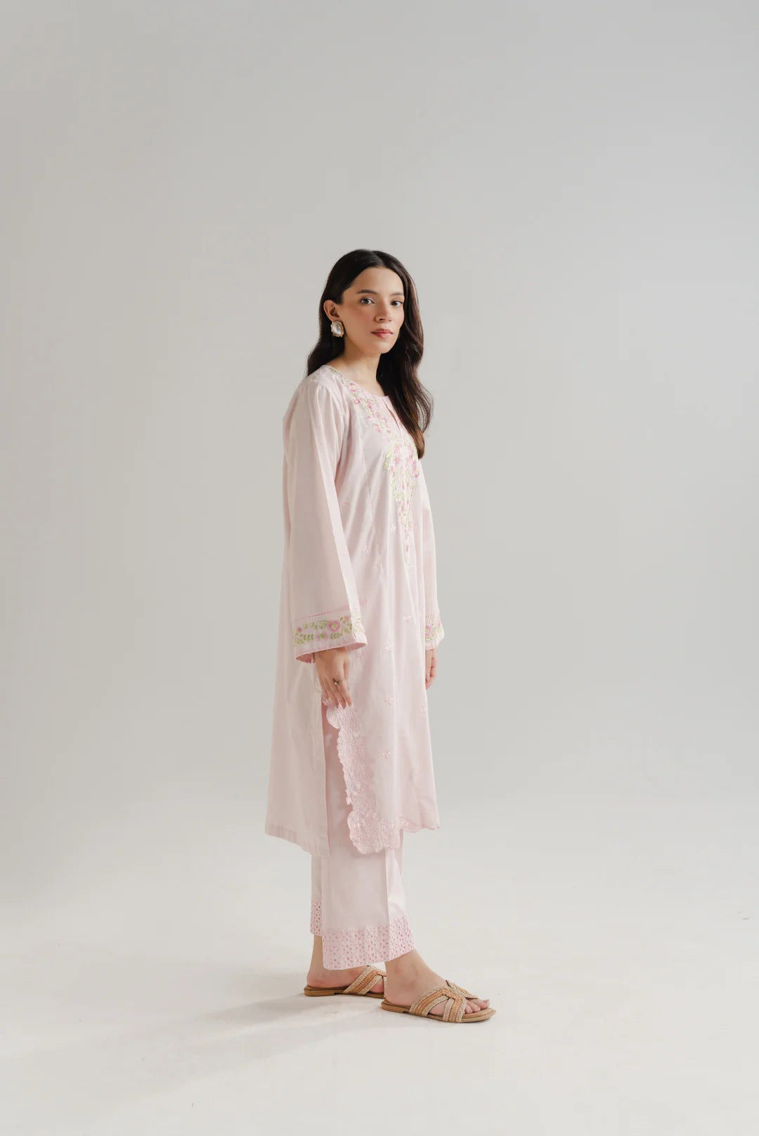 2 Piece Embroidered  Lawn Suit Pret SS - 26