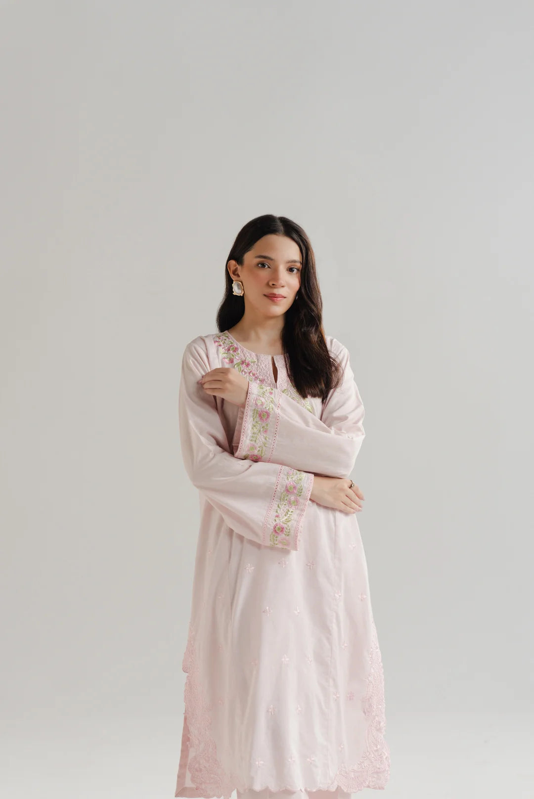 2 Piece Embroidered  Lawn Suit Pret SS - 26