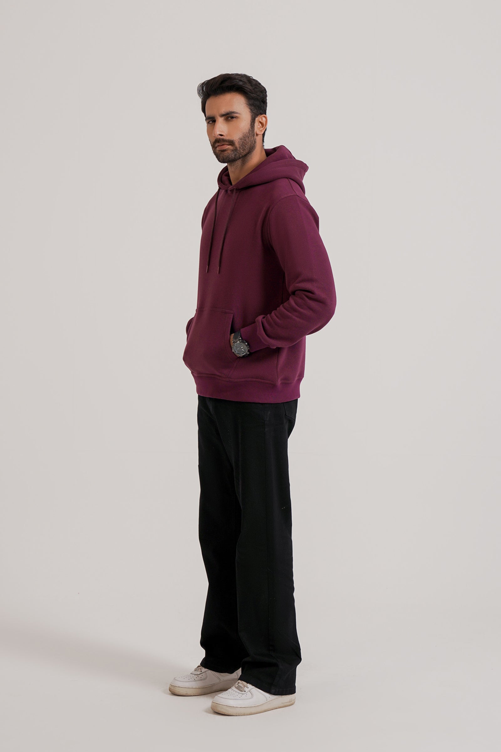 Solid Pullover Hoodie Beyond East Official