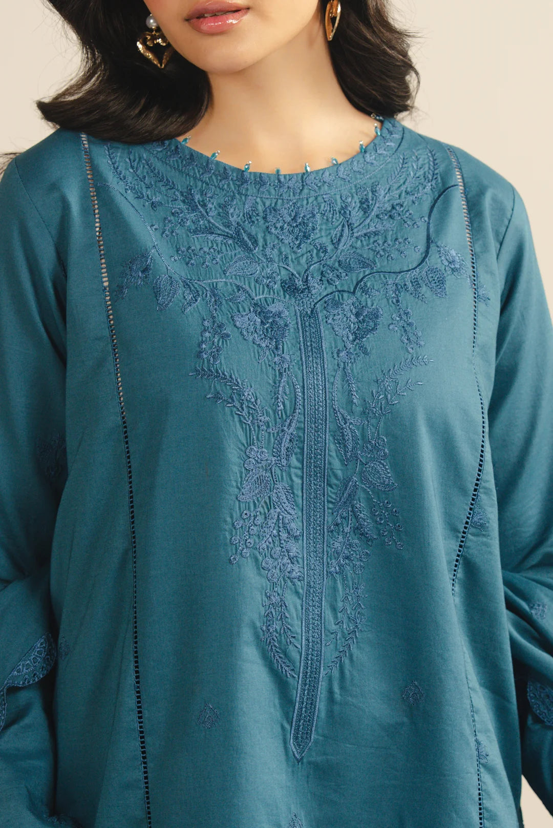 3 Piece Embroidered Lawn Suit Unstitched - 26