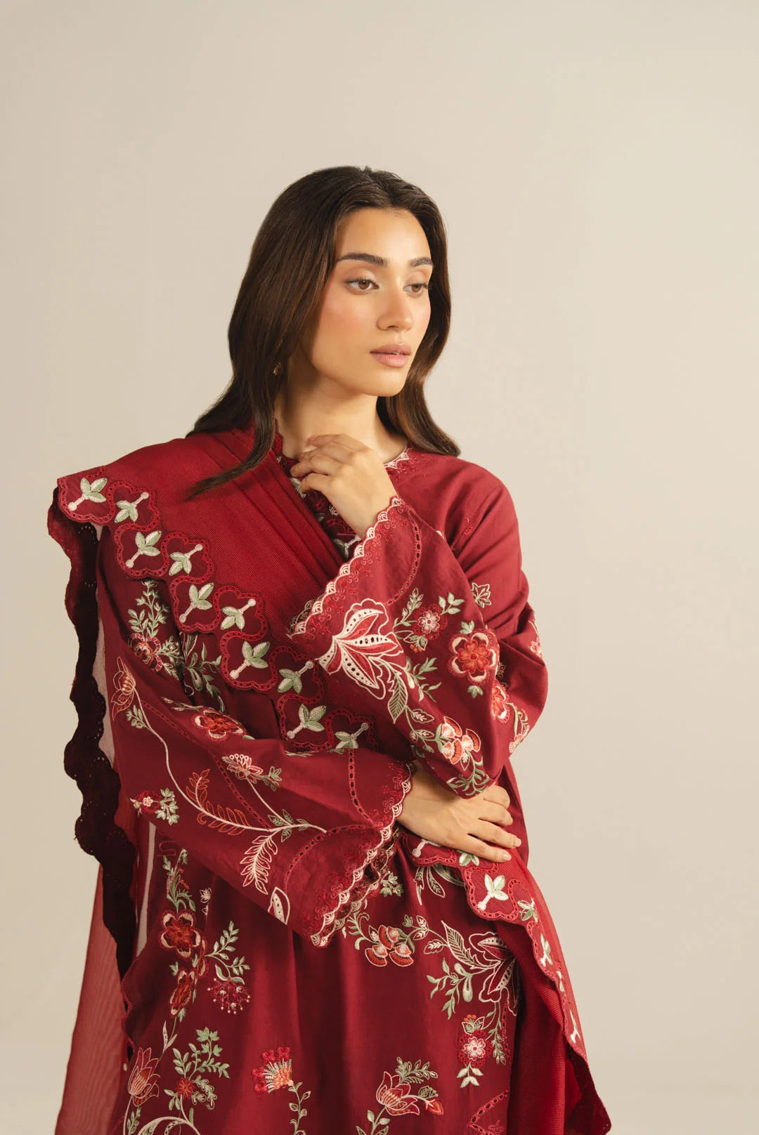 3 Piece Embroidered Lawn Suit