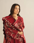 3 Piece Embroidered Lawn Suit