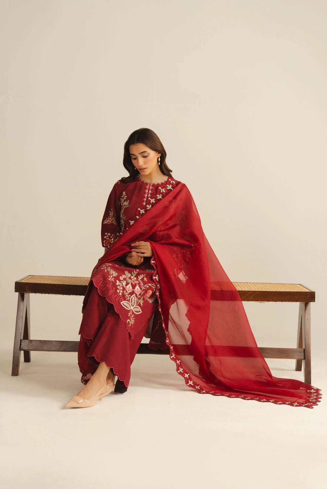 3 Piece Embroidered Lawn Suit