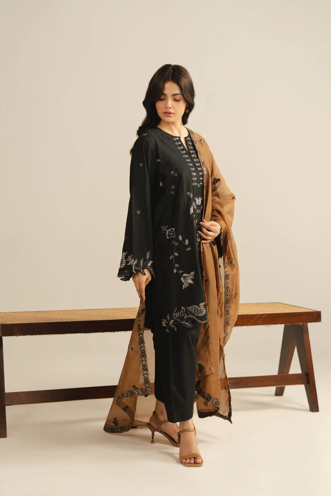 3 Piece Embroidered Lawn Suit Pret SS - 26