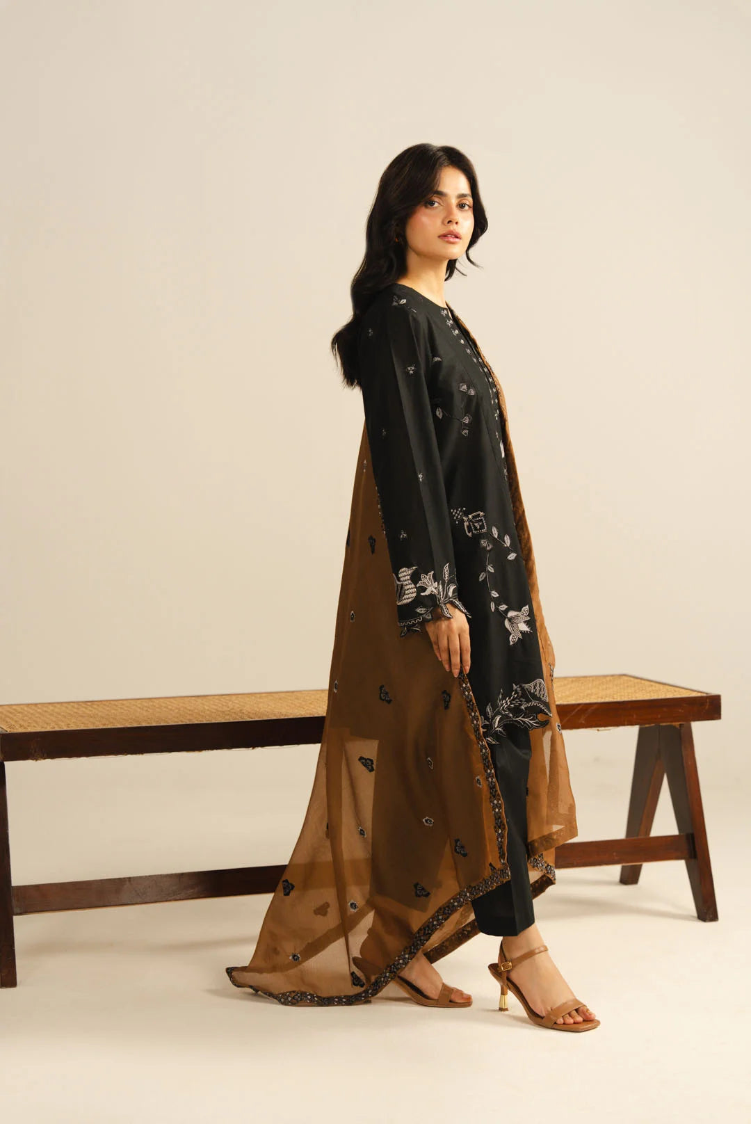 3 Piece Embroidered Lawn Suit Pret SS - 26