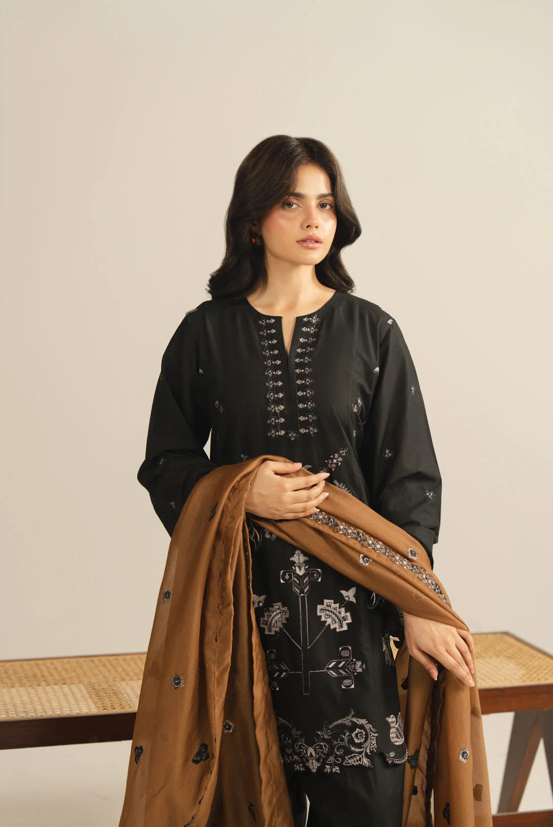 3 Piece Embroidered Lawn Suit Pret SS - 26