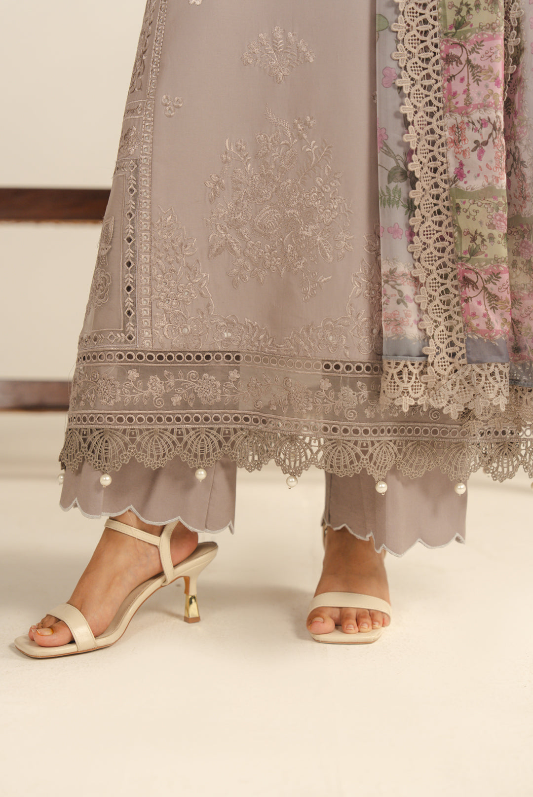 3 Piece Embroidered Lawn Suit