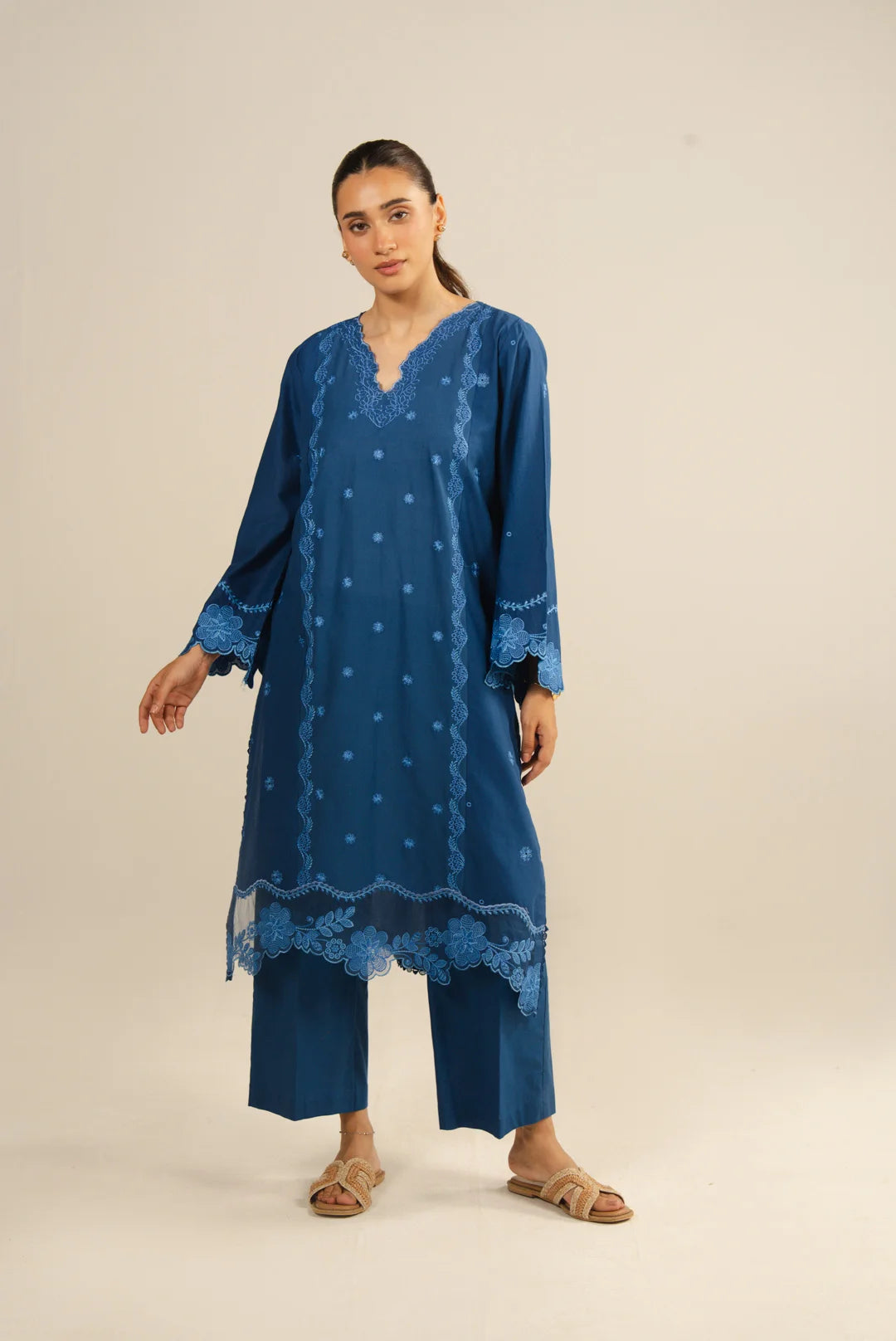 2 Piece Embroidered Lawn Suit