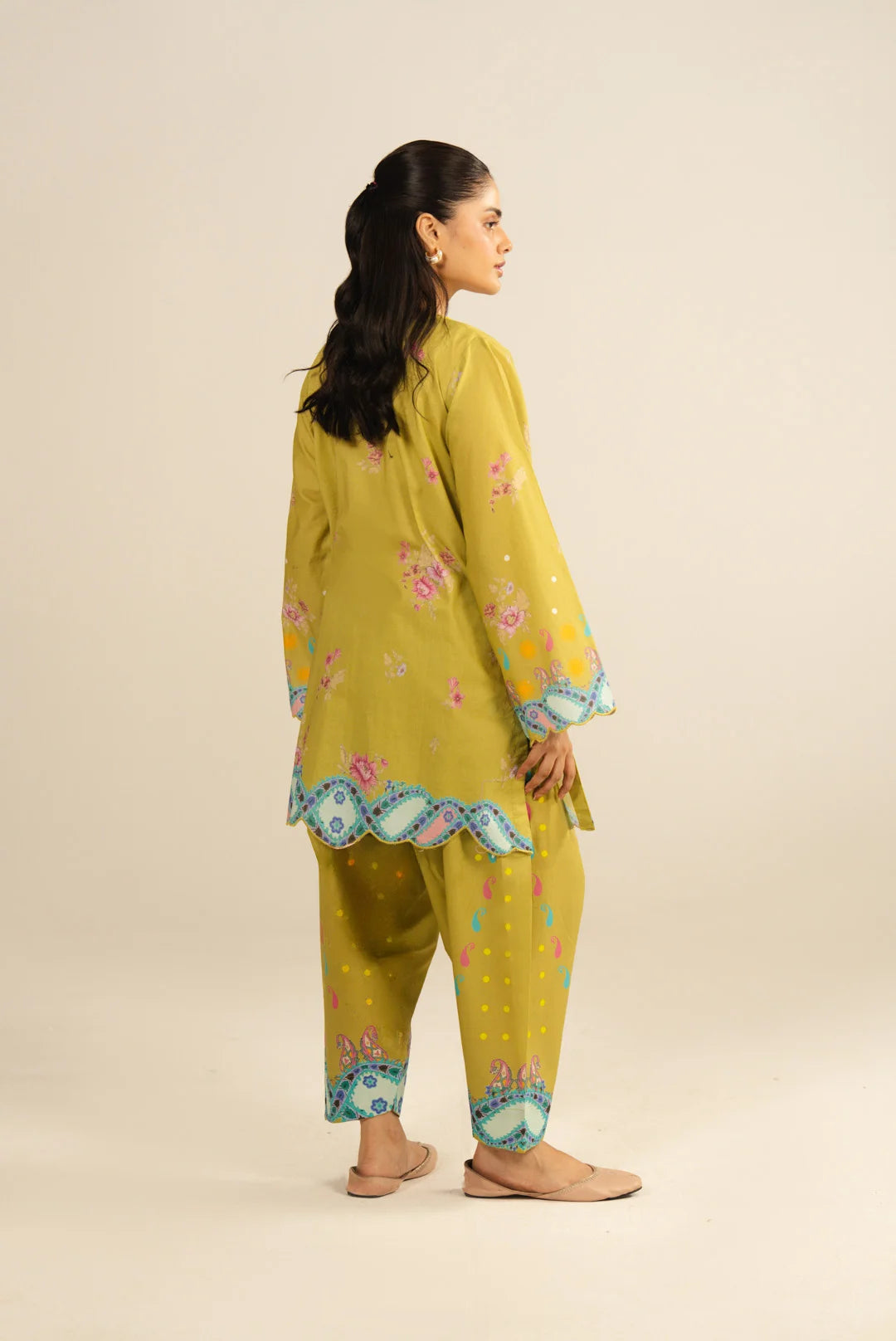 2 Piece Embroidered Printed Lawn Suit Pret SS - 26