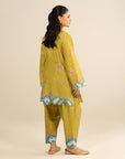 2 Piece Embroidered Printed Lawn Suit Pret SS - 26