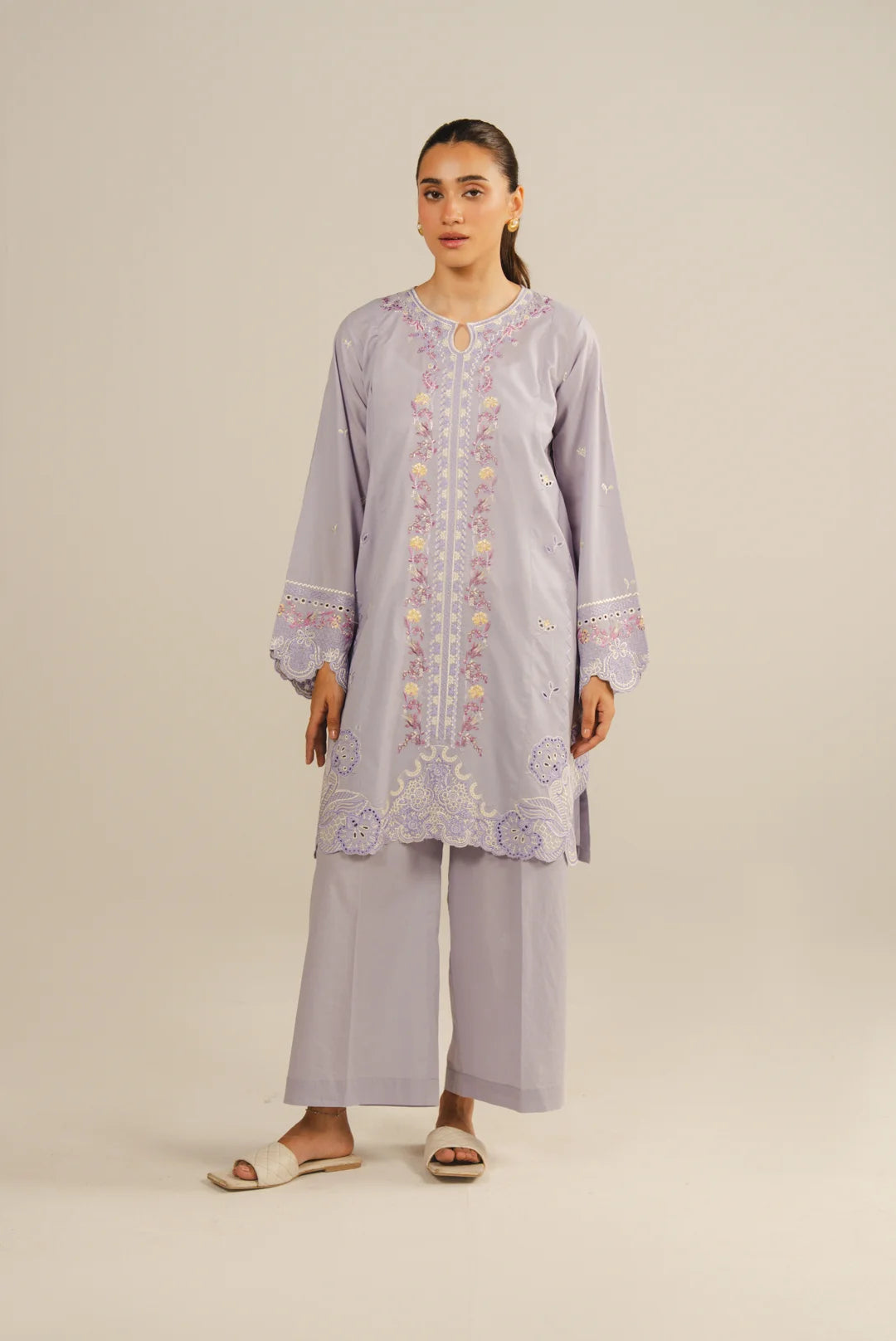 2 Piece Embroidered Lawn Suit Pret SS - 26